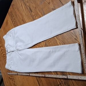 DEMOCRACY Jeans Womens 0P PETITE WHITE DENIM Preowned Used Pants